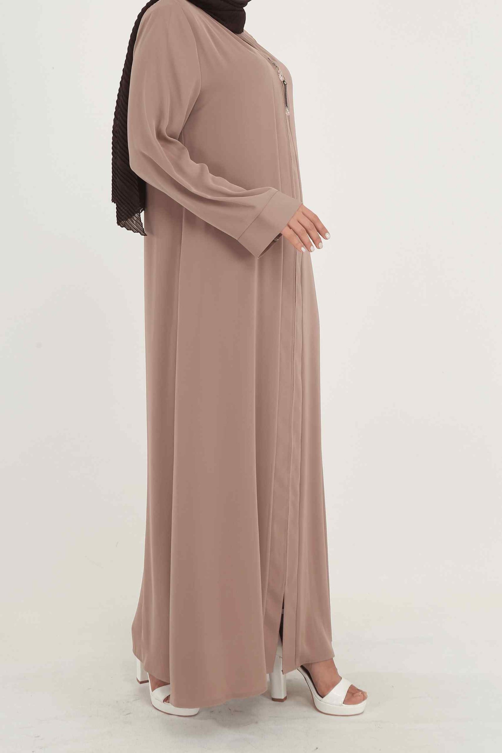 Bell sleeve hot sale abaya dress