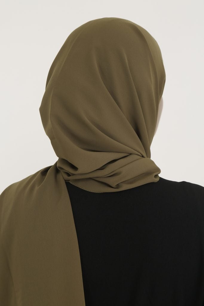 Green medina silk hijab