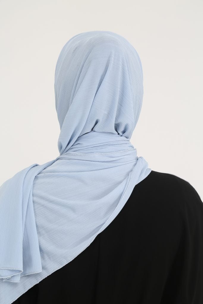 Sky Blue Jersey Hijab